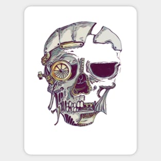 Steam punk skull Sticker